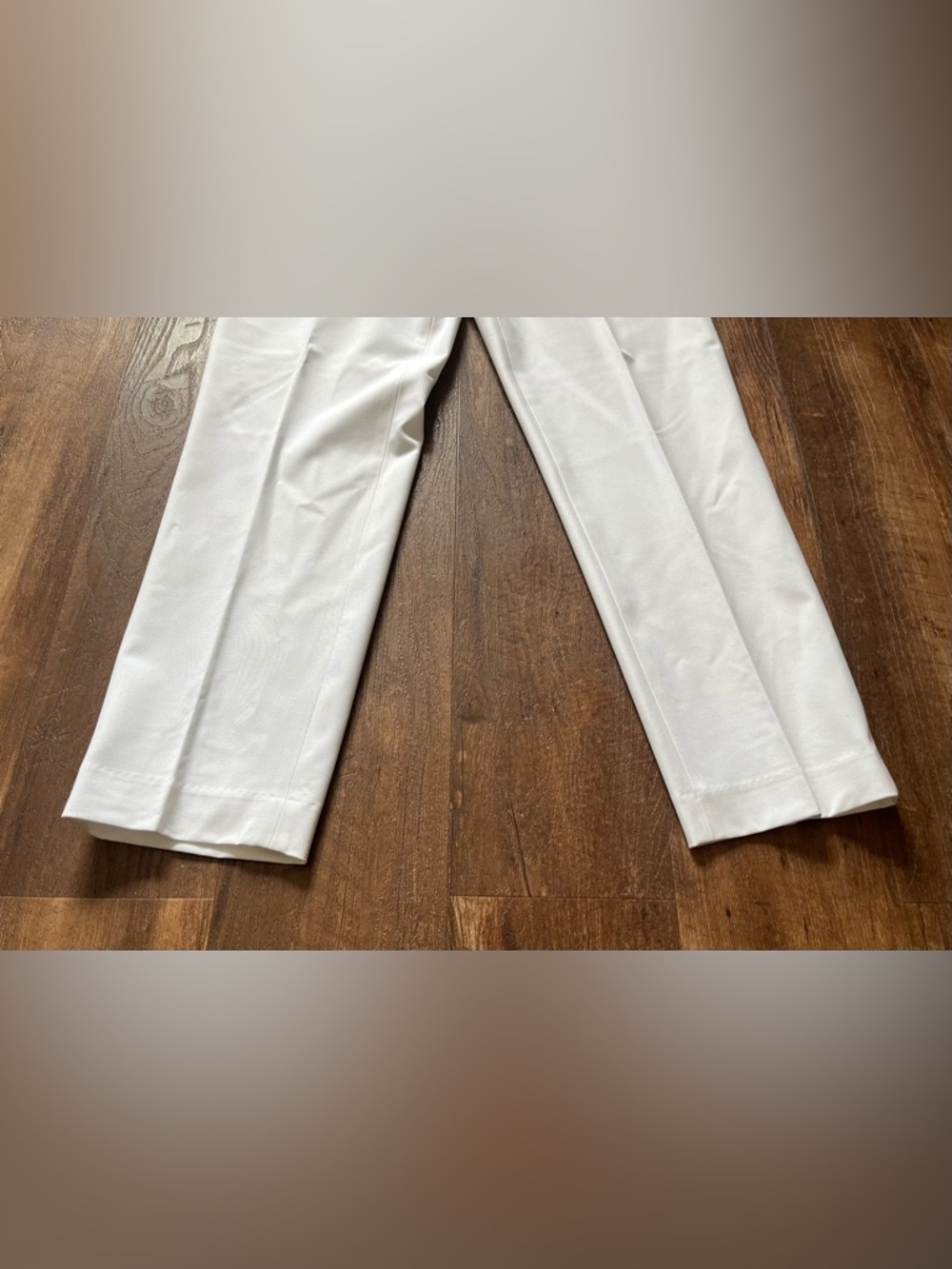 NWT Talbots Women's Classic Side Zip White Dress Pants Size 8 - Picture 3 of 5